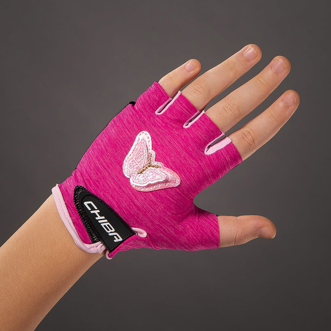 Cyklistické rukavice pro děti Cool Kids Motýl