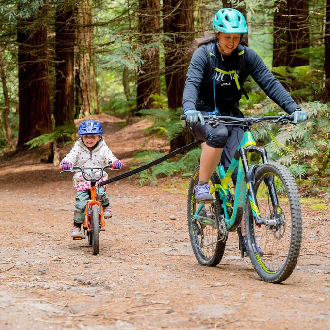 Lano na tahání kola Quick Fit černé