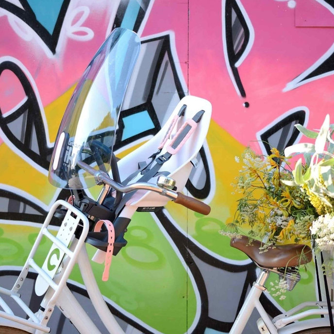 Přední sedačka na kolo s adaptérem