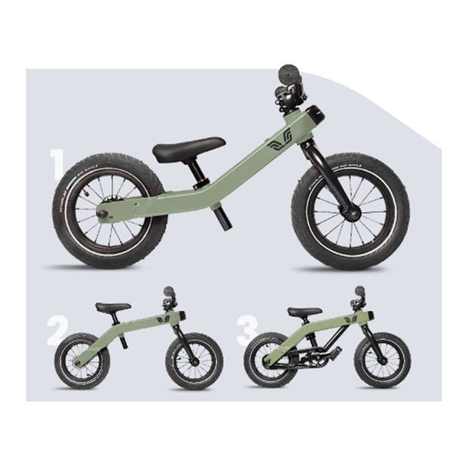 Odrážedlo / kolo 3v1 pro děti 1-5 let