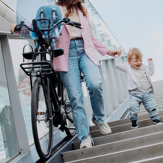 Přední sedačka na kolo s adaptérem