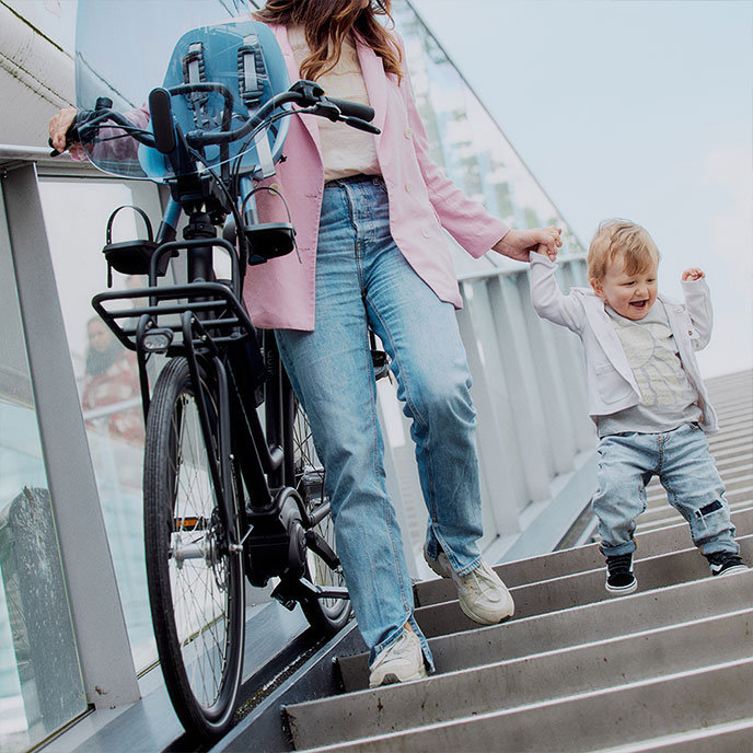 Přední sedačka na kolo s adaptérem