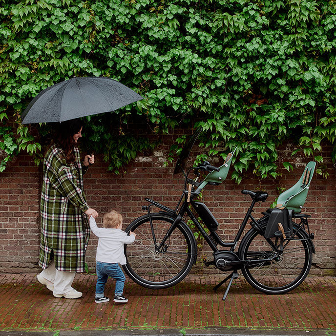 Přední sedačka na kolo s adaptérem