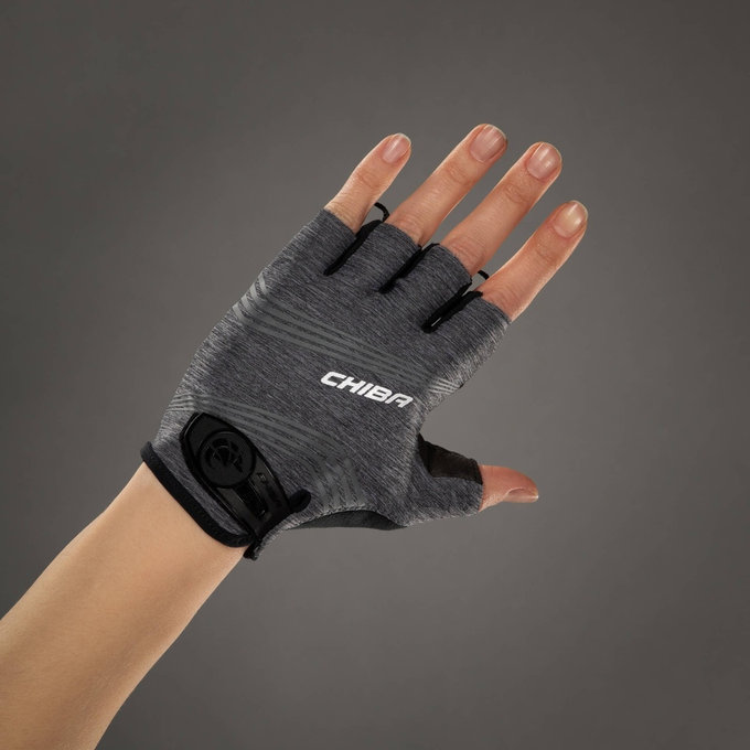 Cyklistické rukavice pro ženy Lady SuperLight tmavě šedé