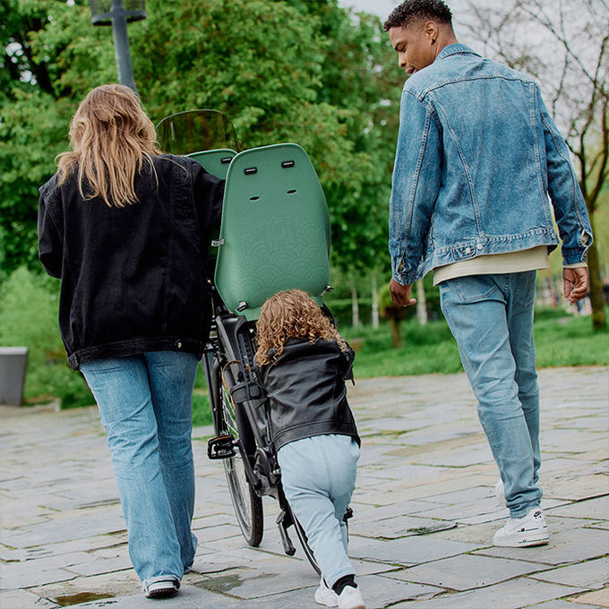 Zadní sedačka na kolo s adaptérem na nosič