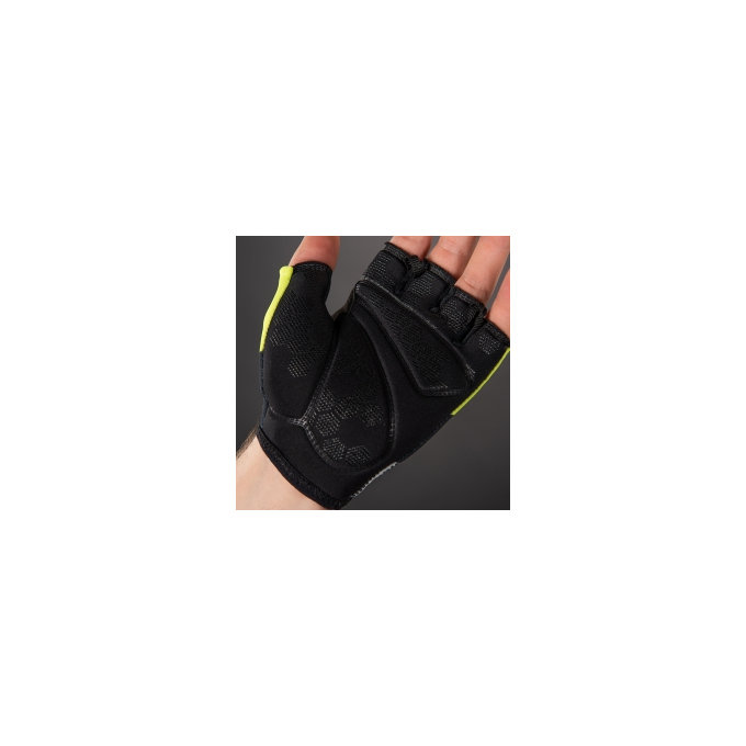  Cyklistické rukavice pro dospělé Solar neonově žluté