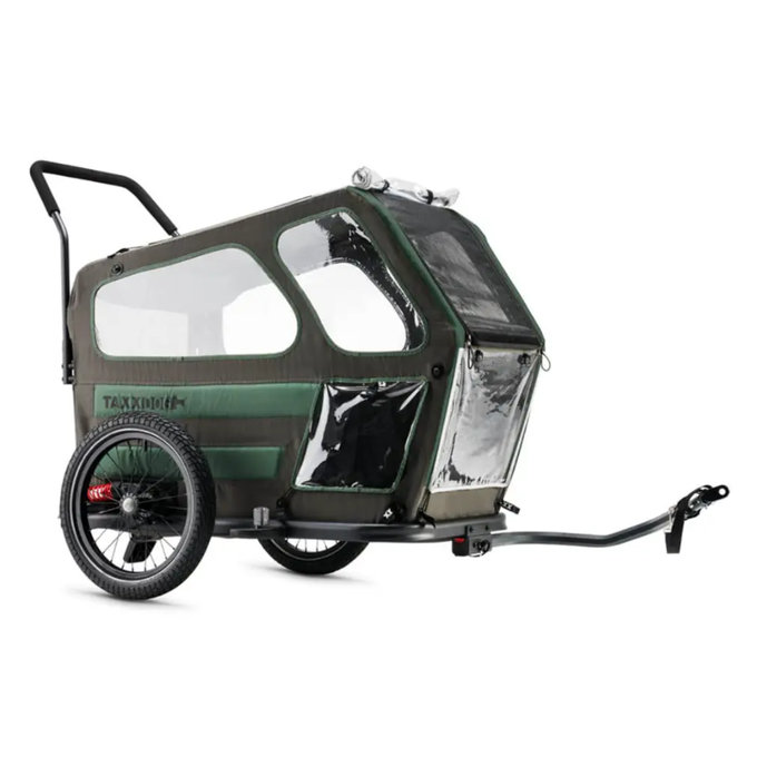 TaXXI Vozík pro psa M tmavě šedá/tmavě zelená