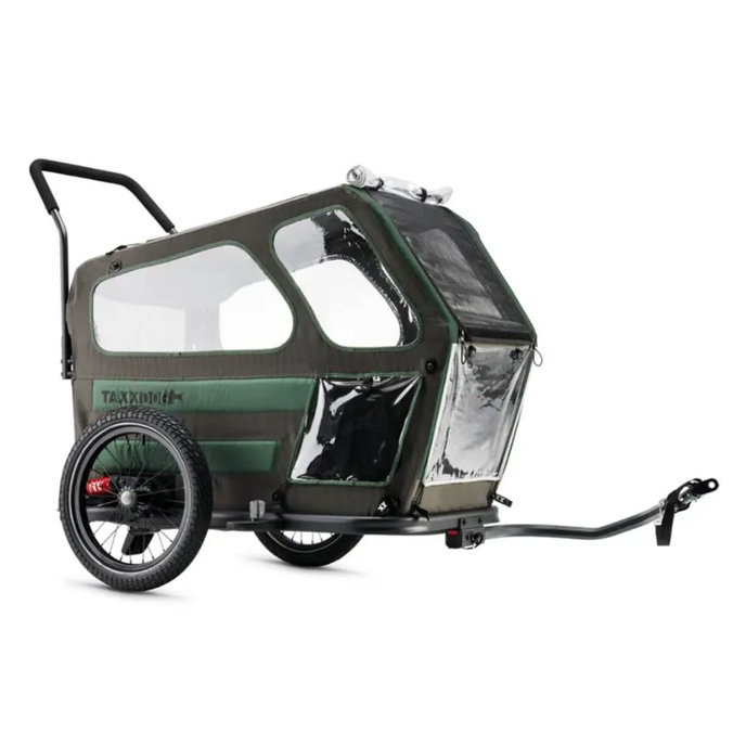 TaXXI Vozík pro psa M tmavě šedá/tmavě zelená