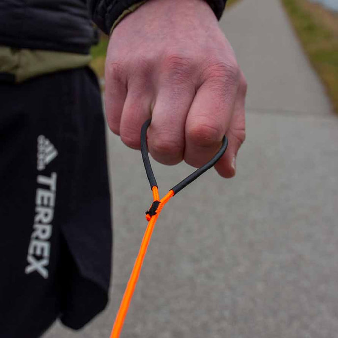 Samonavíjecí lano na tahání kola