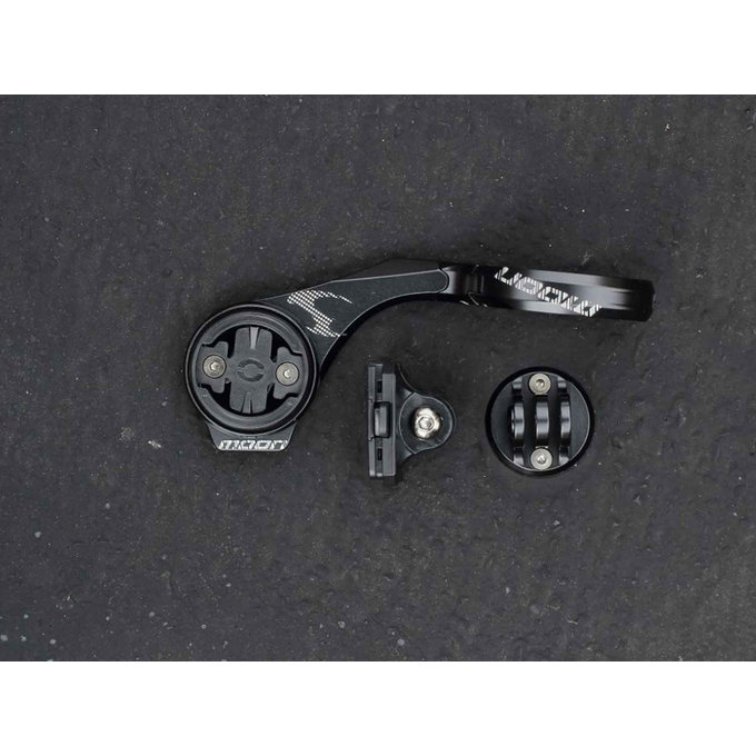 Vysunutý držiak na cyklopočítač a svetlo