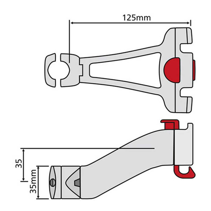 Adaptér na představec Ø 22,2 - 25,4 mm
