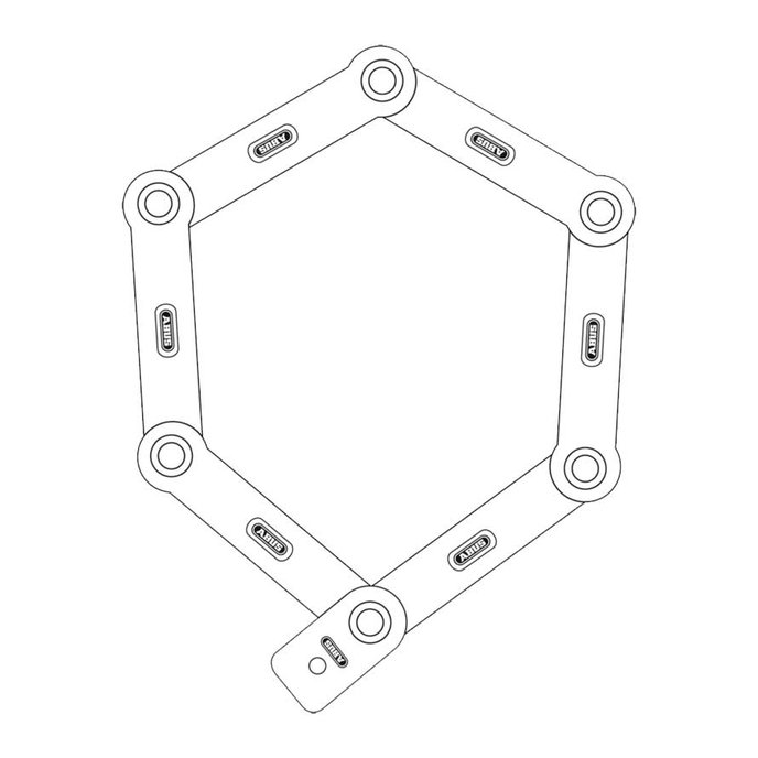 Zámek Bordo uGrip 5700/80 BK SH