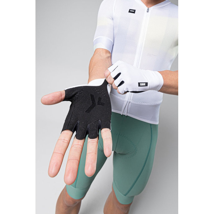 GOBIK cyklistické rukavice MAMBA 2.0 UNISEX WHITE