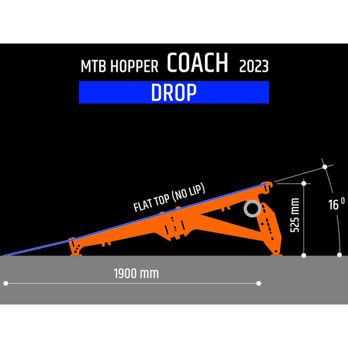 Přenosná rampa na skákání COACH