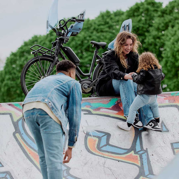 Zadní sedačka Ta-ke s adaptérem na nosič kola