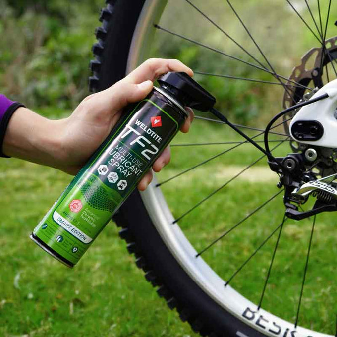 WELDTITE Mazací olej s teflónom TF2 Aerosol Spray with Teflon® (400ml), Smart Head