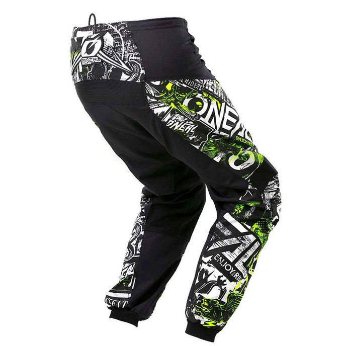 Dětské kalhoty Element Attack žluté