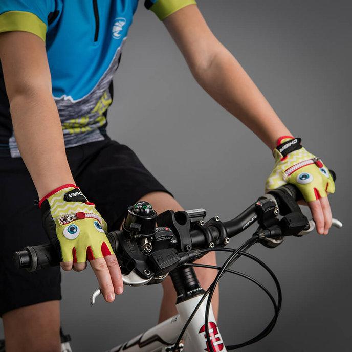 Cyklistické rukavice pro děti Cool Kids Tvář