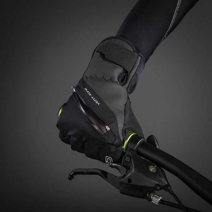 Zimní cyklistické rukavice pro dospělé City Liner černé