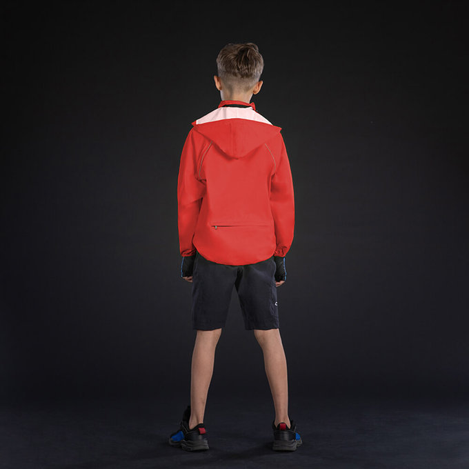 Dětská bunda do deště červená