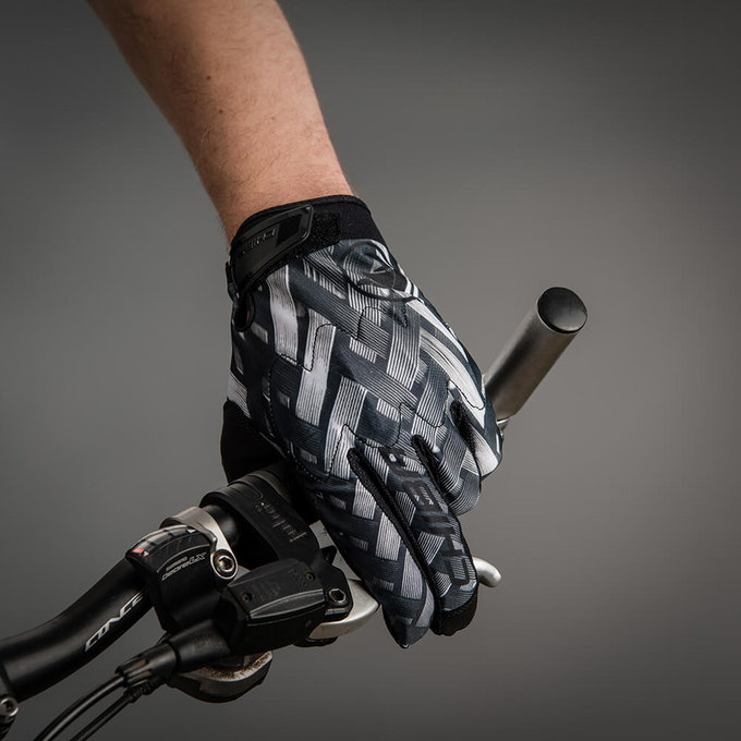 Cyklistické rukavice pro dospělé Elements šedé