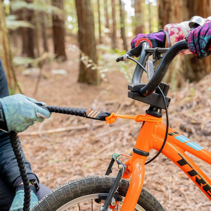 Lano na tahání kola Quick Fit černé