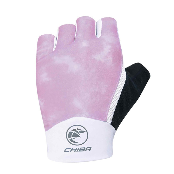 Cyklistické rukavice pro ženy Lady Tie Dye růžové
