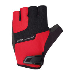 Cyklistické rukavice pro dospělé Gel Comfort Červené