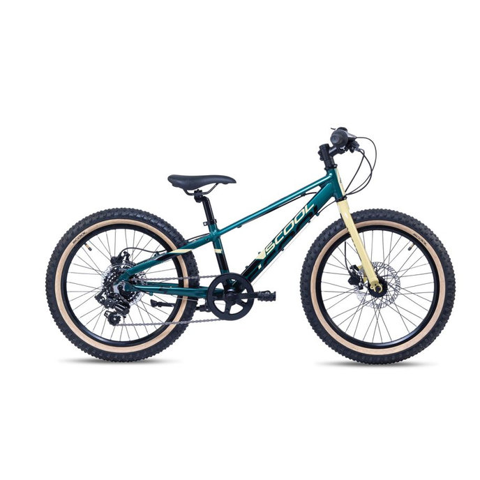  Dětské kolo Xroc Disc 20-7S tmavě zelené/béžová (od 115 cm)