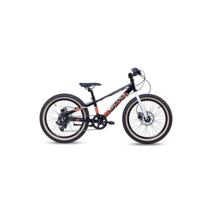  Dětské kolo Xroc disc 20 černé/bílé/oranžové (od 115 cm)