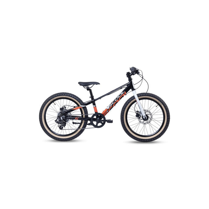  Dětské kolo Xroc disc 20 černé/bílé/oranžové (od 115 cm)