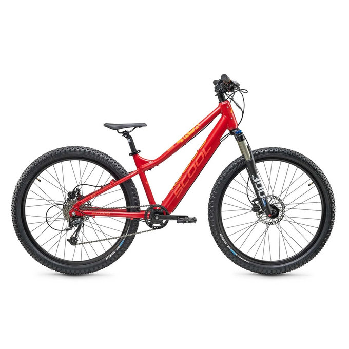 Dětské elektrokolo e-troX race 24-9S Red/Orange (od 125 cm)