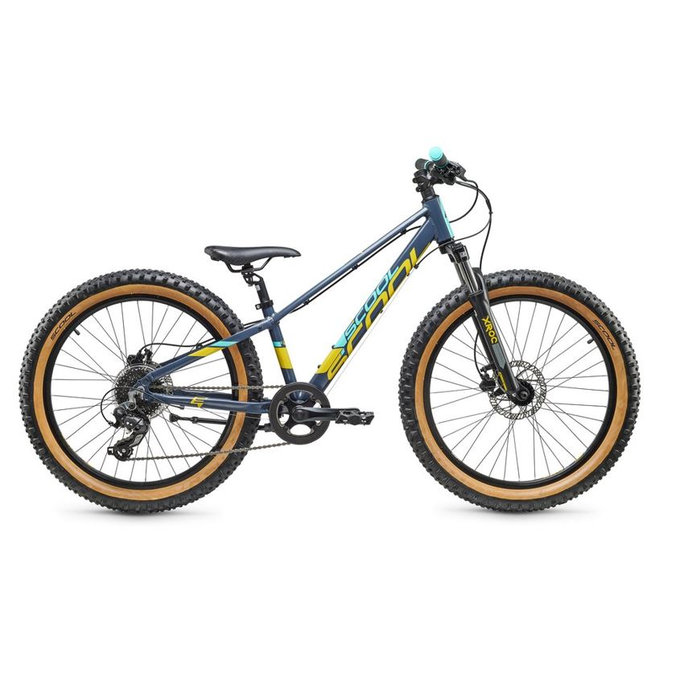 Dětské kolo Xroc plus 24-8S tmavě sivá/aqua