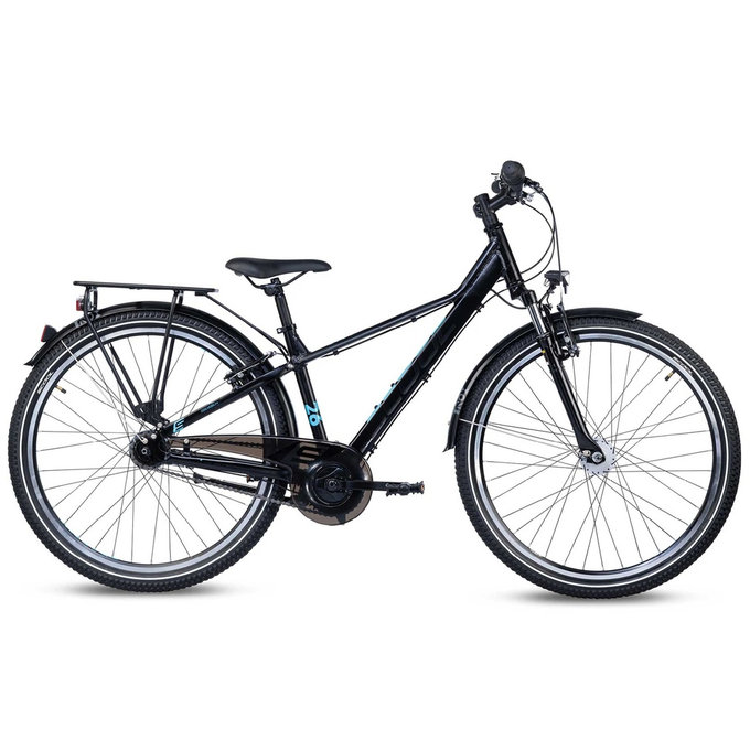 Dětské kolo troX EVO 7-Gang černý/modrý (od 145 cm)