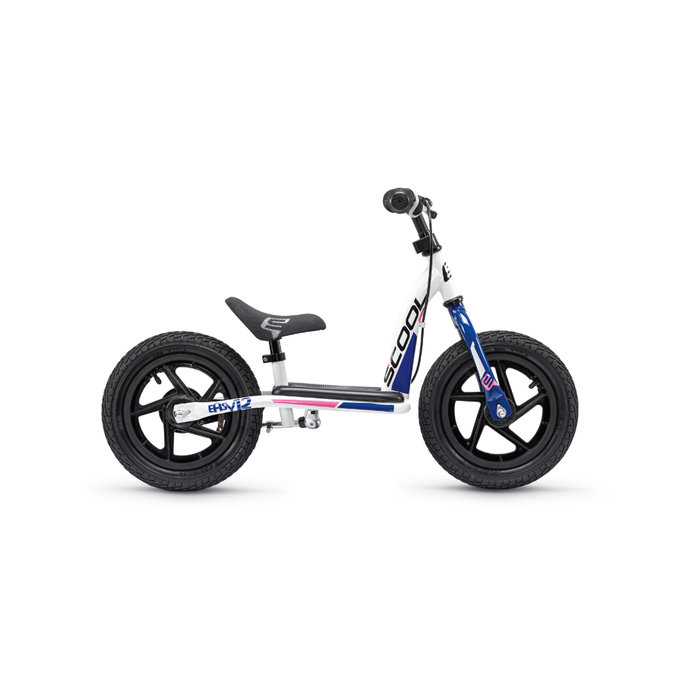 Dětské odrážedlo pedeX easy 12 bílo-modro-růžové