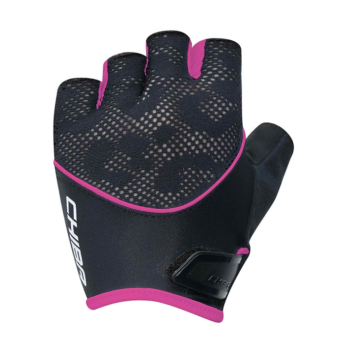 Cyklistické rukavice pro ženy Lady Gel černé/růžové